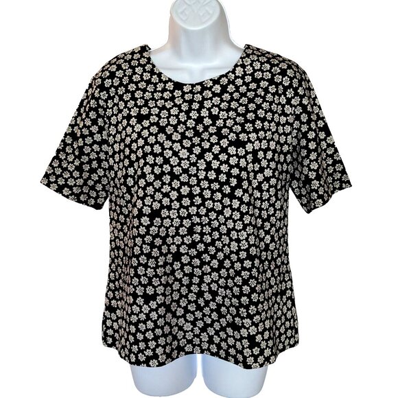 MARIMEKKO LEHTO PUKETTIMERI $225.00 blouse TOP Sz SMALL 100% COTTON A REAL GEM ! - Picture 4 of 13